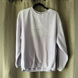 Chicks-D Lavender Let's Travel Sweatshirt